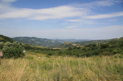 Typisch Toscaans, dorpje bovenop de heuvel